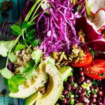 Vegetarian Burrito Salad Bowl