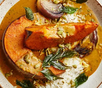 Roasted Rice & Pumpkin Curry