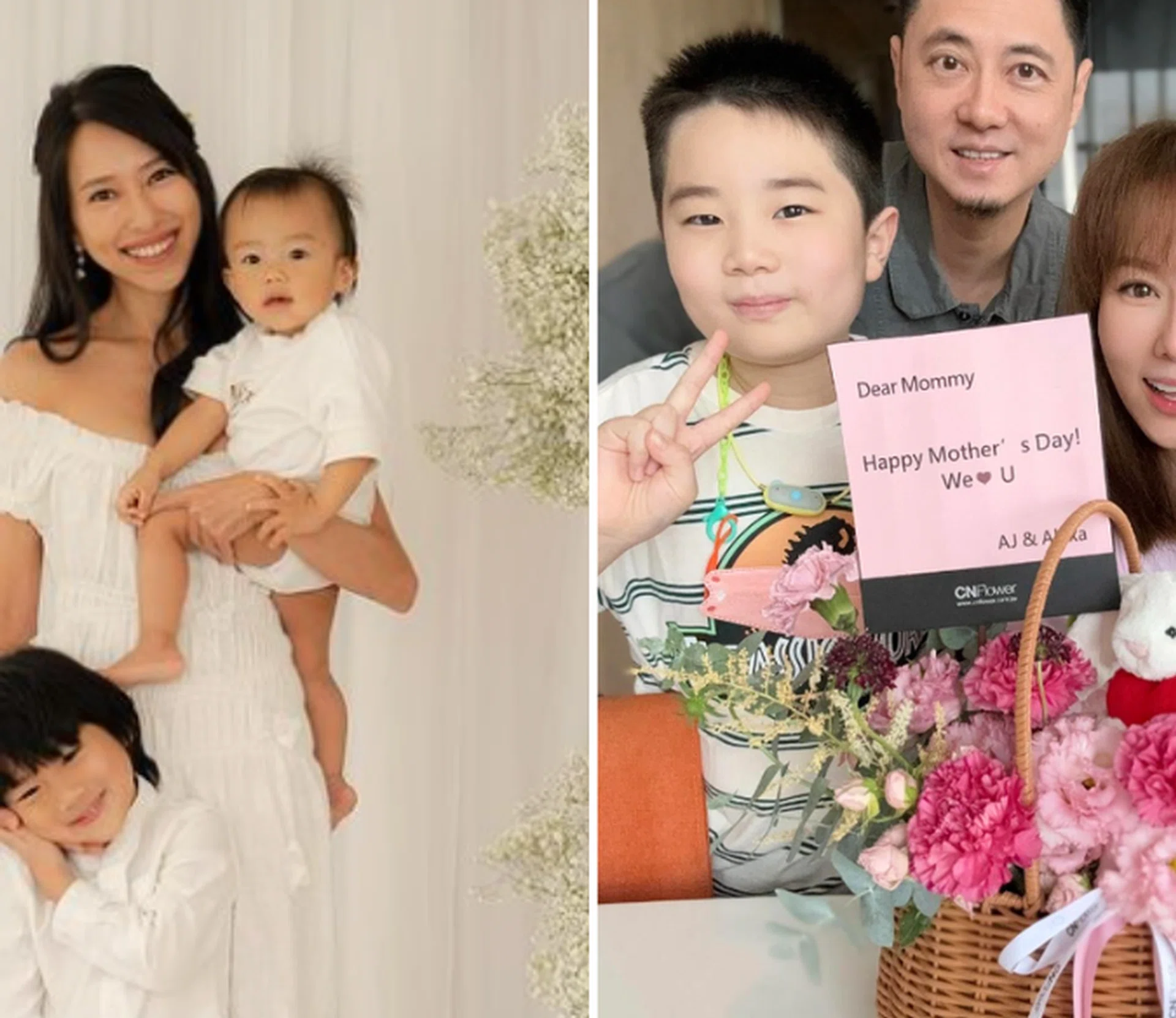 how singapore celebs celebrated mother's day