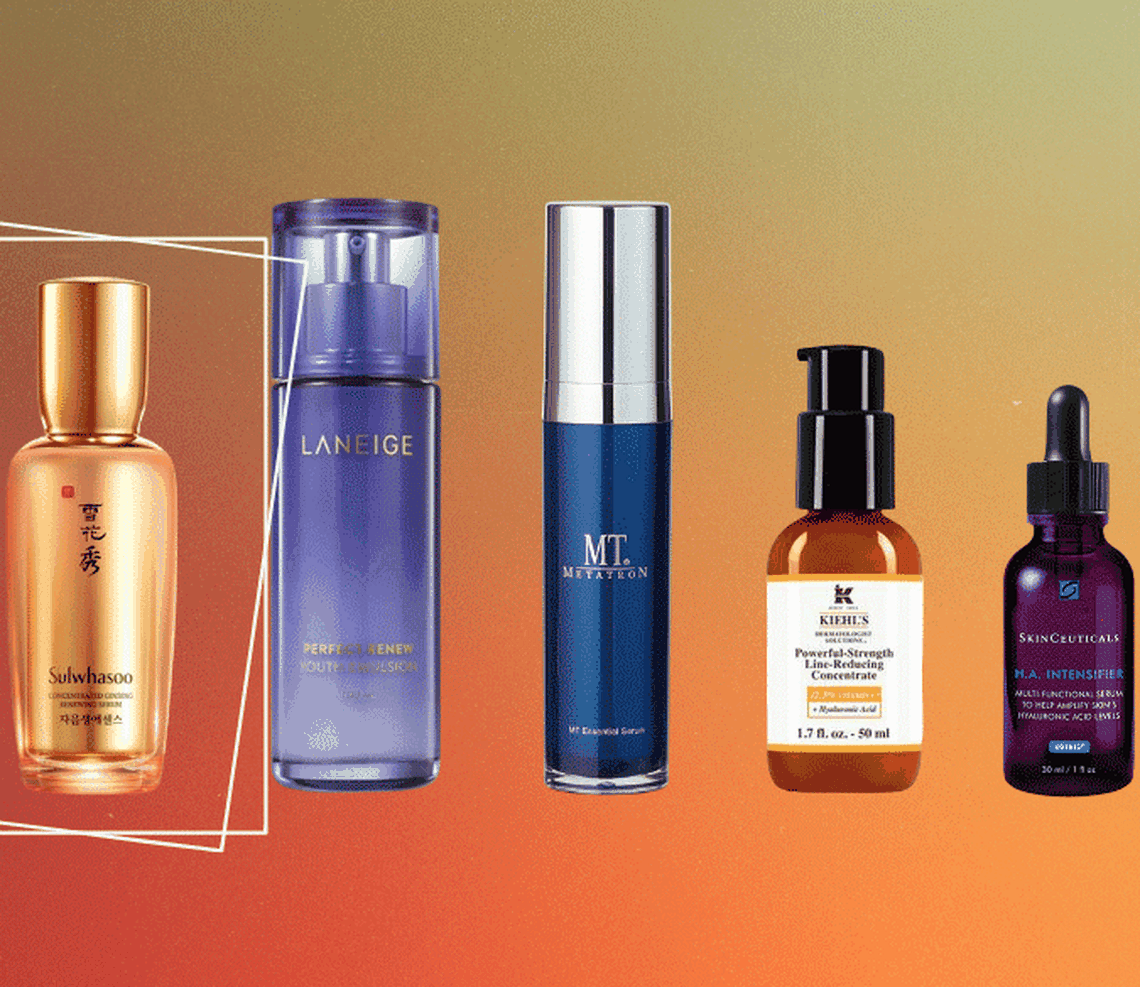 Collagen boosting skincare anti-ageing products