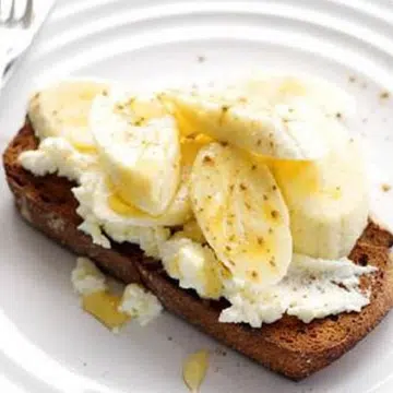 Banana & Ricotta On Toast