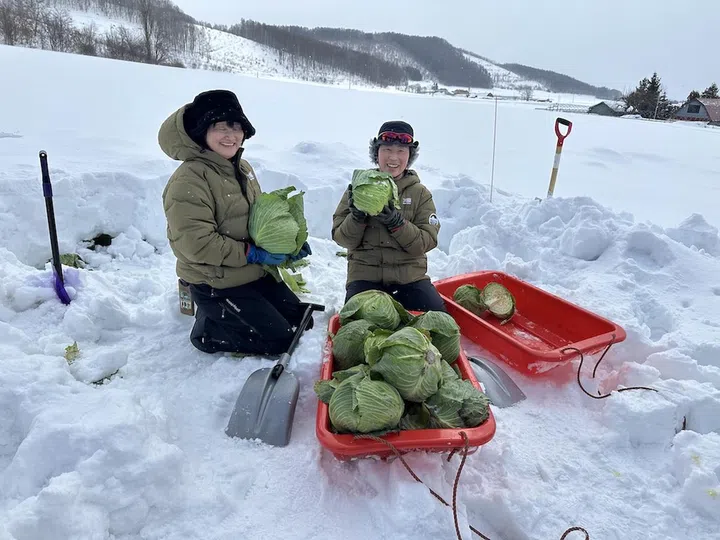 urespa endo farm furano itinerary winter