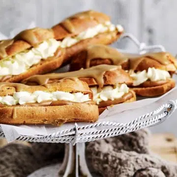 Caramel Éclairs