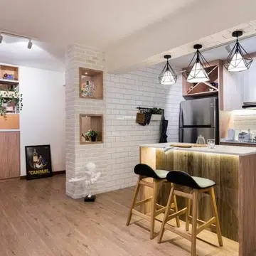 Scandinavian-Style Cafe-Inspired 5-Room BTO Renovation