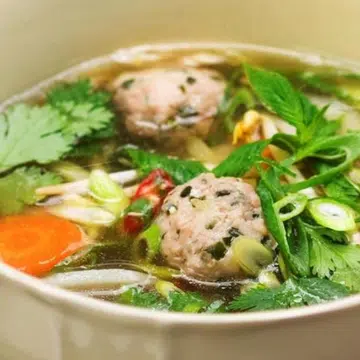 Pho Soup With Chicken Dumplings