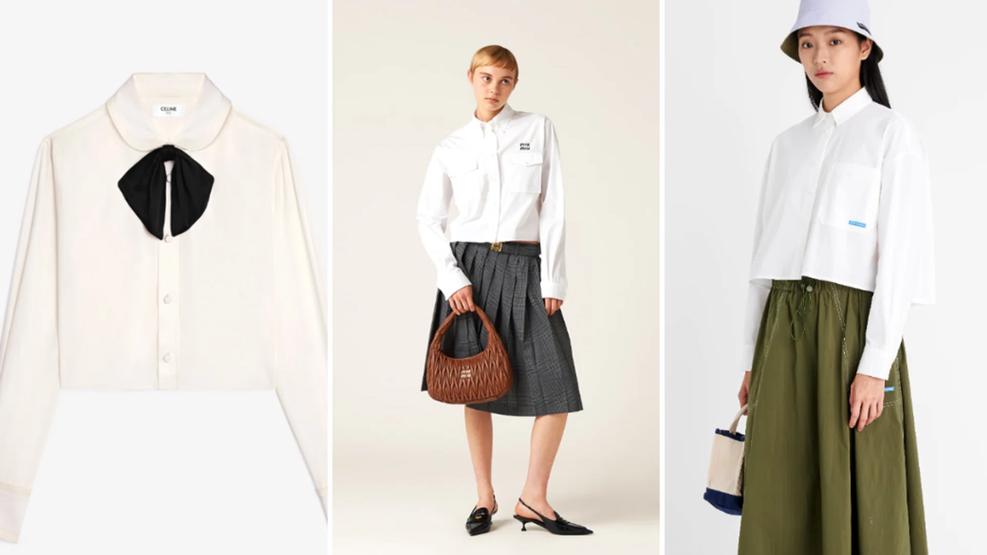 stylish white shirts