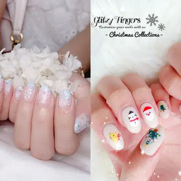 christmas nails singapore festive season