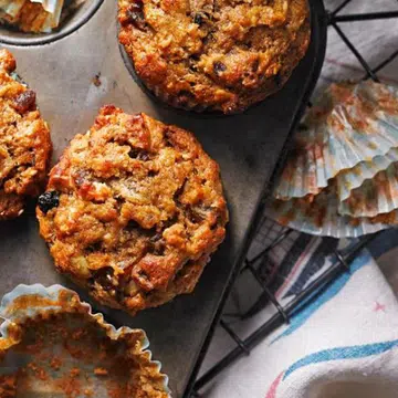 Overnight Date & Muesli Muffins