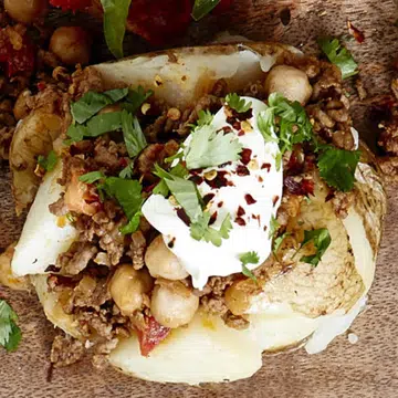 recipe for Moroccan Lamb Baked Potatoes