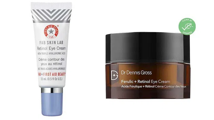 At night, an eye formula with retinol works over time to stimulate collagen and elastin in this delicate area. Gunatheesan also rates DNA-repair enzymes that help the tissue recover after the assaults of the day.