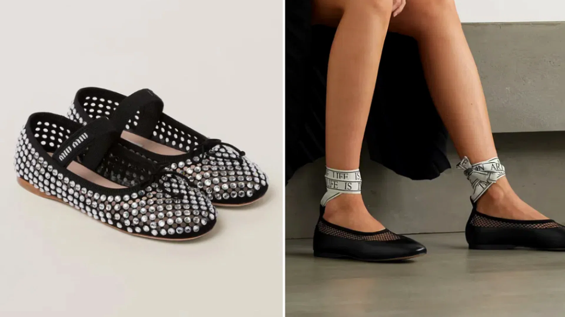 mesh flats new shoe trend
