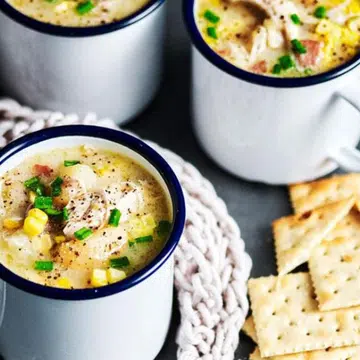 Slow Cooker Chicken & Corn Chowder