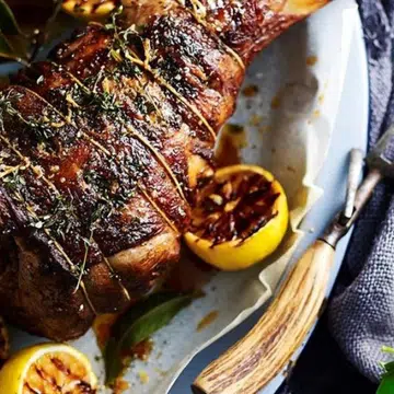 Spanish-Style Barbecue Leg Of Lamb