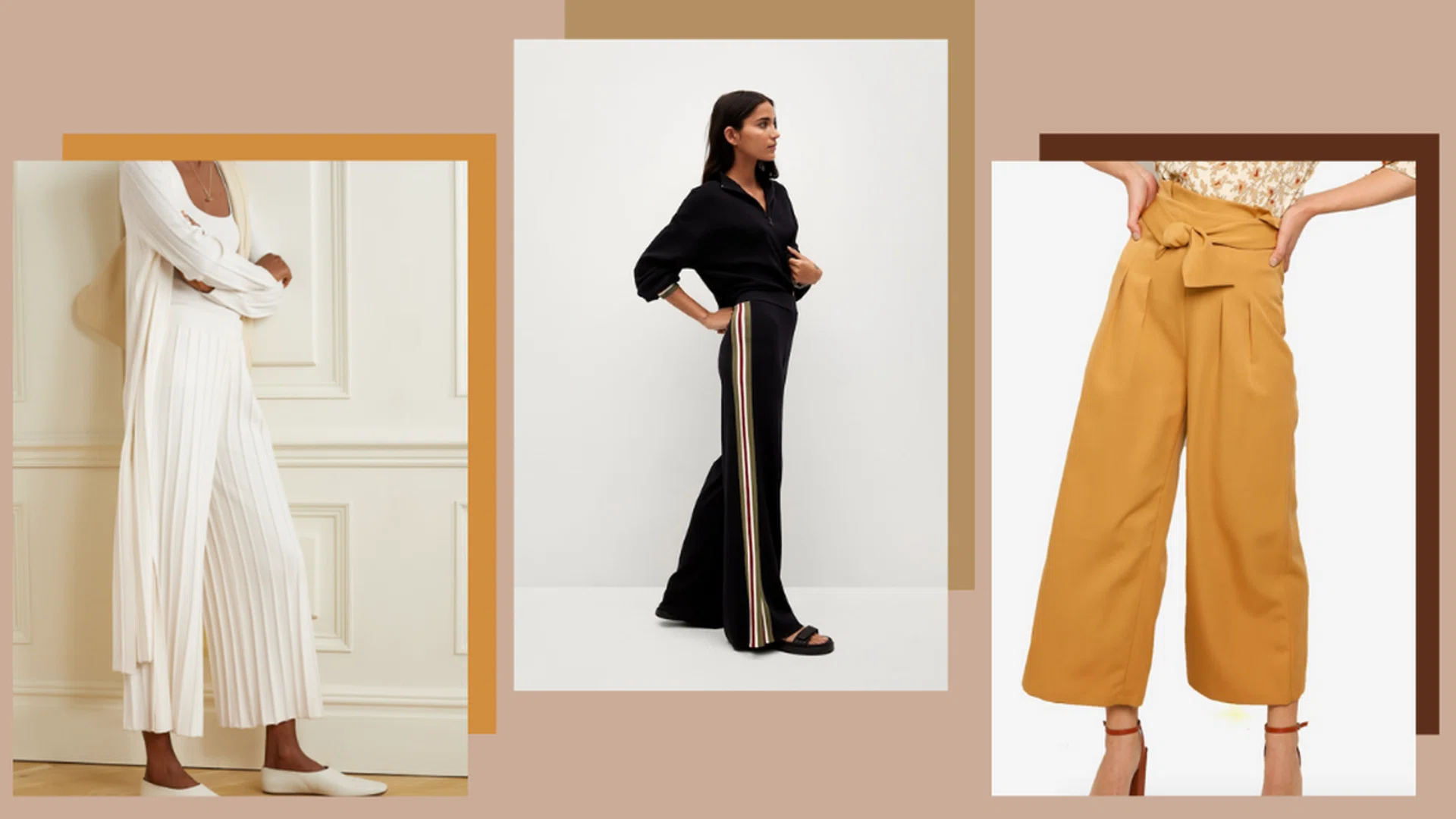 Wide leg pants