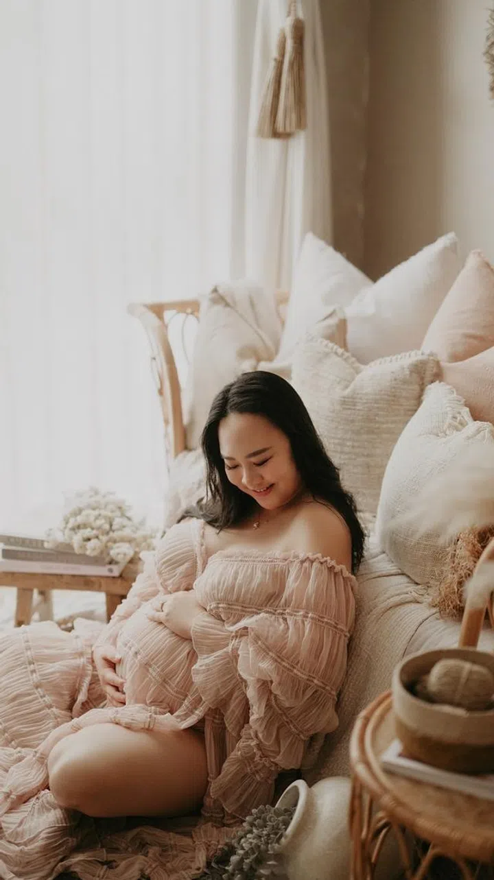 stay home mum zhi yun pregnant with second child, she left workforce to protect high risk pregnancy