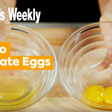 how to separate egg yolks from egg whites