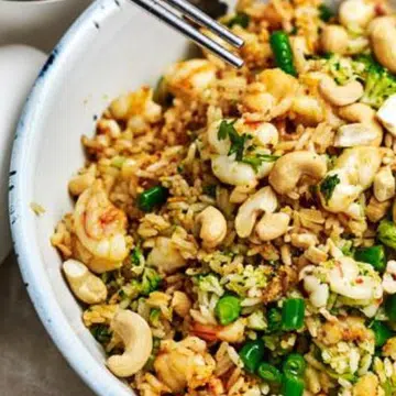 Broccoli & Tom Yum Prawn Fried Rice