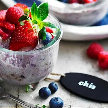 Berry & Coconut Chia Pudding
