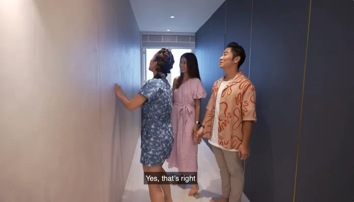 Concealed doors make for a clean look. Photo: Youtube screengrab/Just Swipe Lah