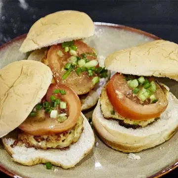recipe for tofu patty burger