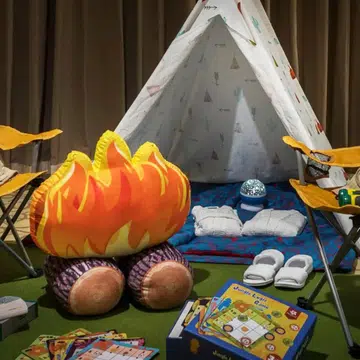 Family glamping staycation options in Singapore