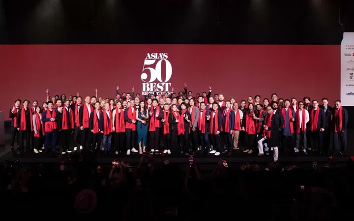 Chefs from restaurants on the Asia’s 50 Best Restaurants 2023 list. Photo: Asia’s 50 Best Restaurants