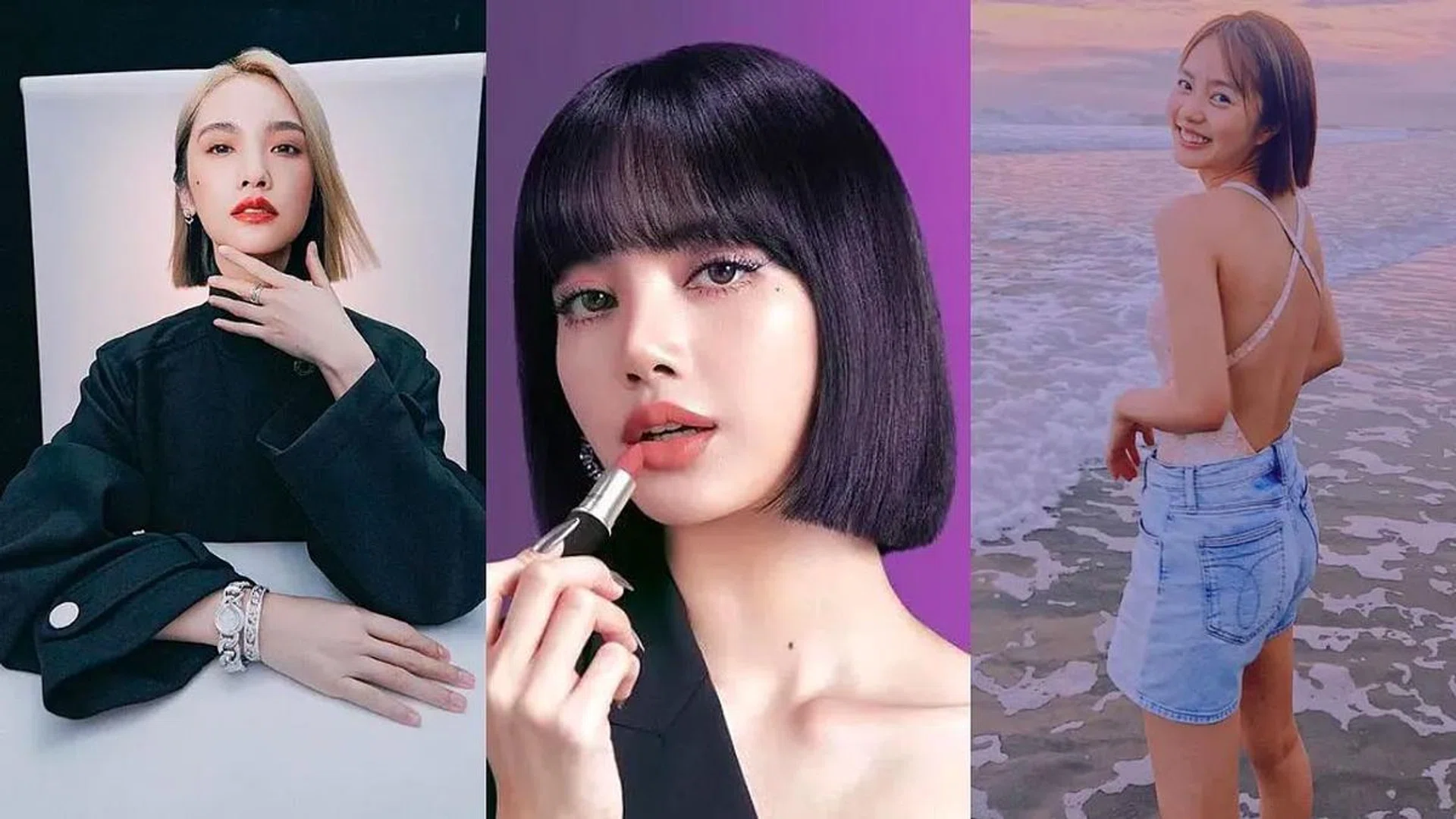 celebs short hair