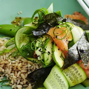 Sushi-Style Smoked Salmon Salad