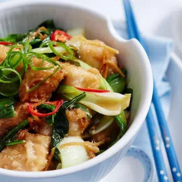 Ginger Fish Stir-Fry
