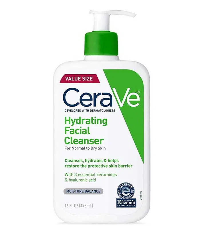 CeraVe Hydrating Facial Cleanser for dry to normal skin ($32.50) came first on Amazon.sg as the #1 best selling face cleanser