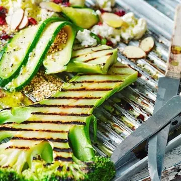 Broccoli Steaks With Quinoa & Ricotta