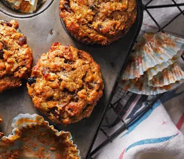 Overnight Date & Muesli Muffins