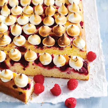 A Raspberry meringue cake recipe