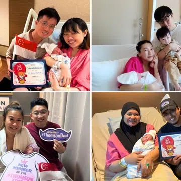 sg60 babies born on national day 2025 at various hospitals in singapore