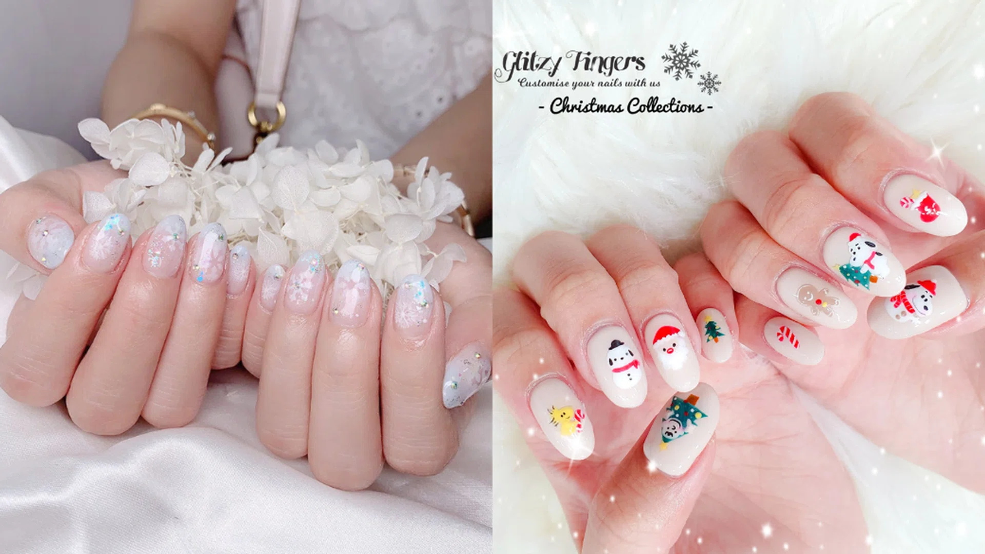 christmas nails singapore festive season