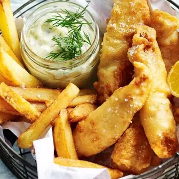 Beer-Battered Fish & Chips