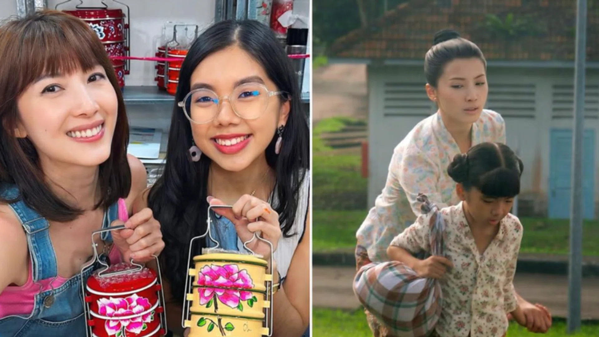 Jeannete Aw played the dual roles of Juxiang and her daughter Yueniang while Christabelle Tan, who was then eight, played the younger version of Yueniang. PHOTOS: JEANETTEAW/INSTAGRAM