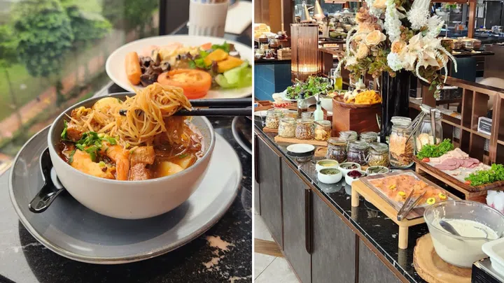The daily special of mee siam was the highlight of our breakfast. Credit: Michelle Lee/The Singapore Women's Weekly