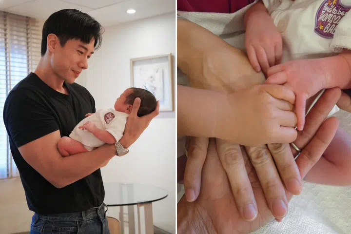 singapore actor desmond tan welcomes second child, a boy