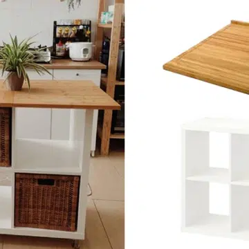 kitchen island ikea hack