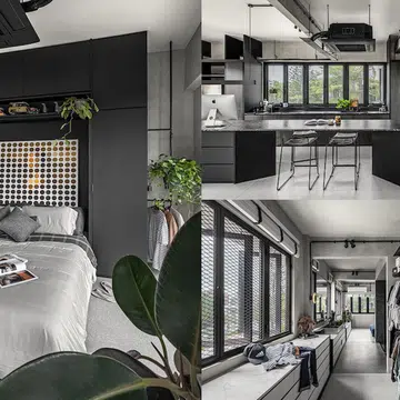 Industrial open plan home