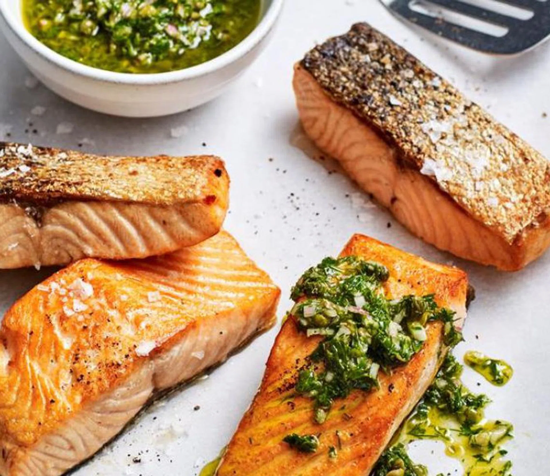 Crisp-Skinned Air Fryer Salmon