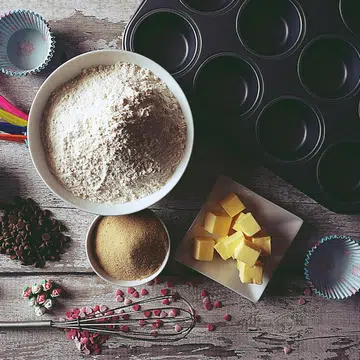 Baking appliances stock image