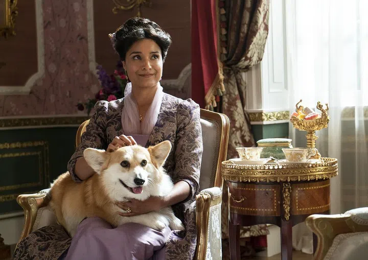 Bridgerton. Shelley Conn as Mary Sharma in episode 201 of Bridgerton. Cr. Liam Daniel/Netflix © 2022