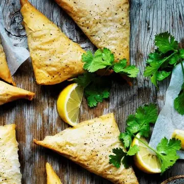 Chicken Pastilla Triangles