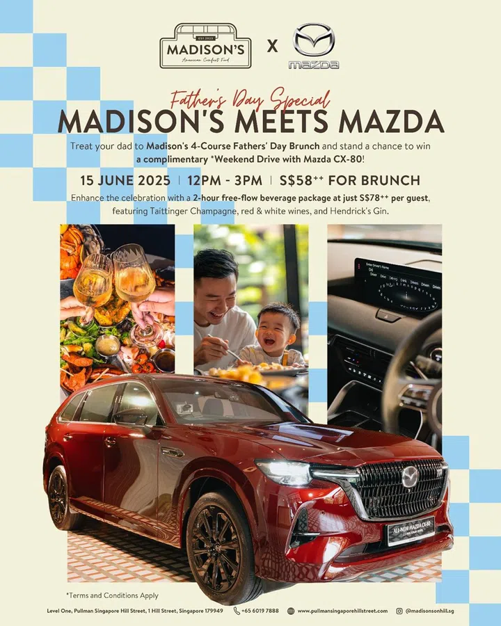 Credit: Pullman Singapore Hill Street