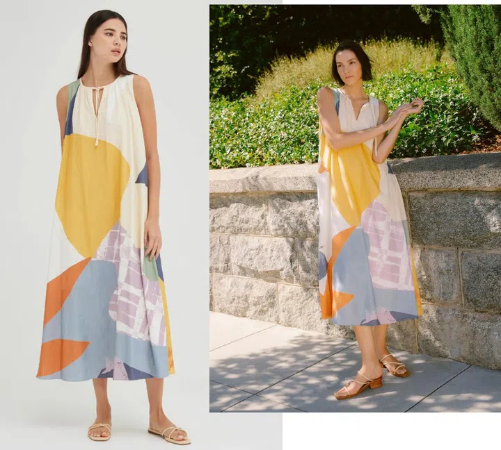 Our Second Nature Al Fresco Linen Tent Dress ($129)