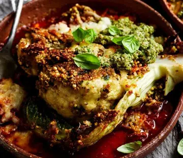 Cauliflower Parmigiana