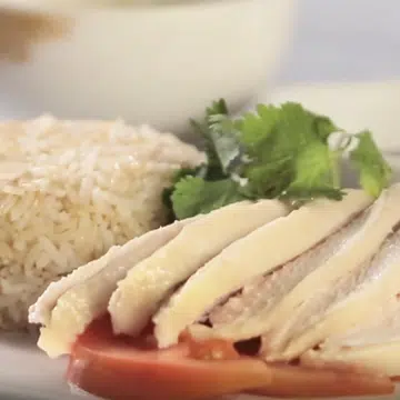 A healthy chicken rice recipe