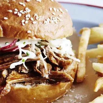 Balsamic Honey Pulled-Pork Buns